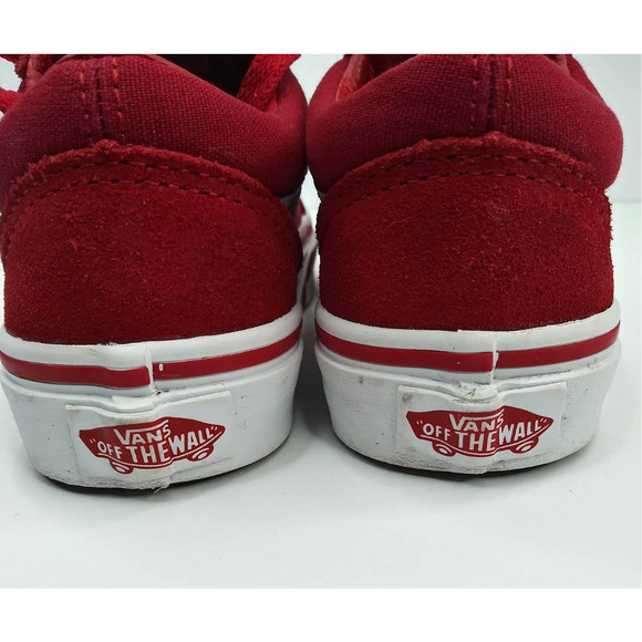 levi's kids red low top sneakers  / skate shoes / laces whit no box size 11c - Picture 4 of 10